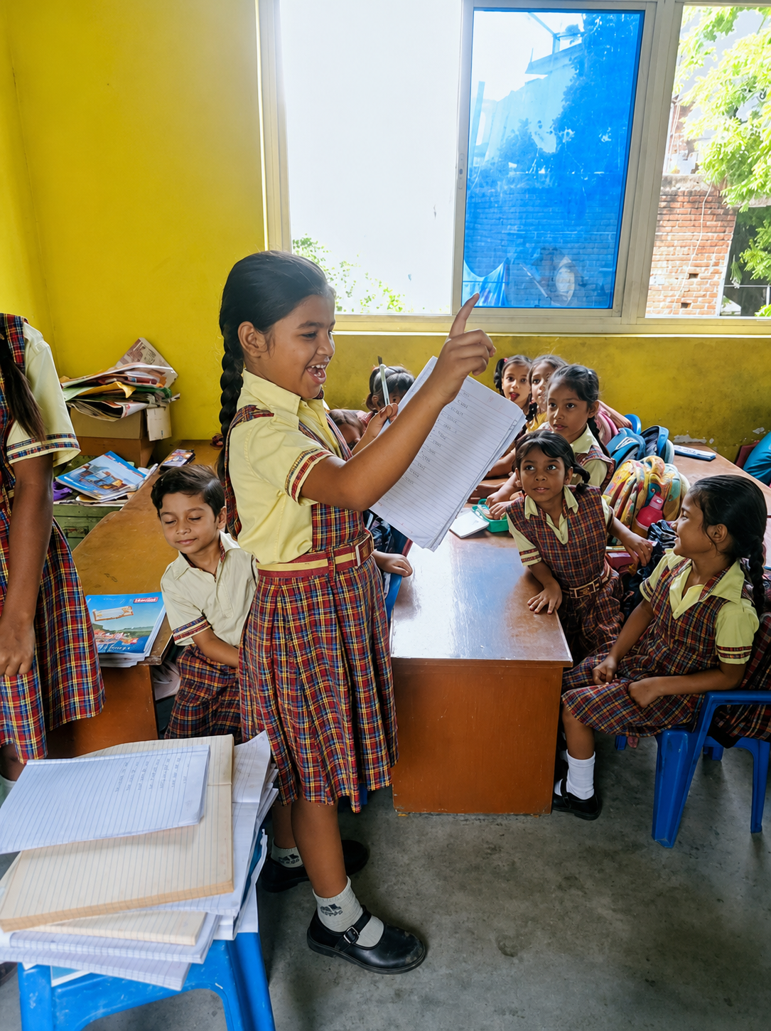 Happy children learning at GrowingKids school